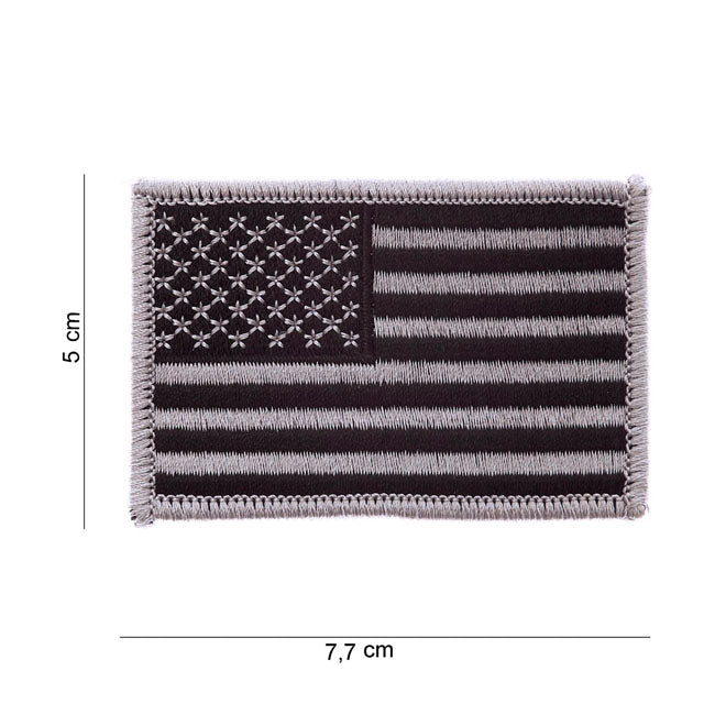 Patch flag USA silver PATCHES Army Surplus
