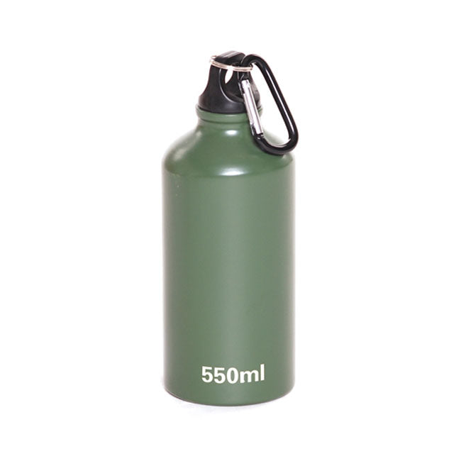Aluminum bottle with carabiner CAMPING AND OUTDOOR Army Surplus