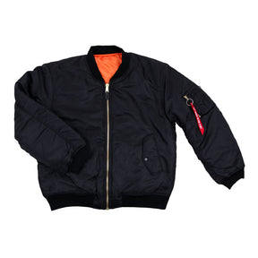 MA-1 bomber flight jacket black JACKETS MALE Army Surplus
