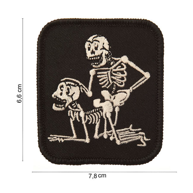 Patch Two Skeletons PATCHES Army Surplus