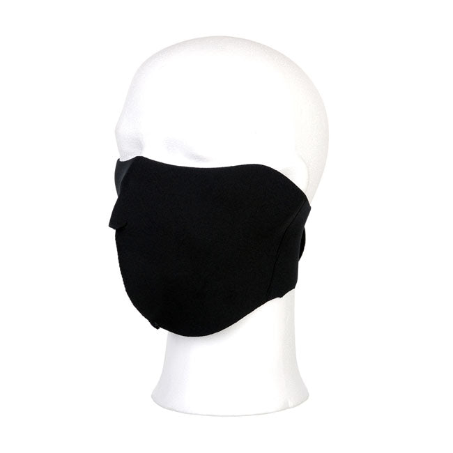 Half face biker face mask black FACE MASKS Army Surplus