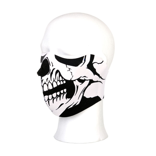 Half face white skull face mask FACE MASKS Army Surplus