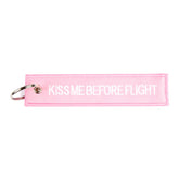Kiss me before flight keychain KEYCHAINS Army Surplus