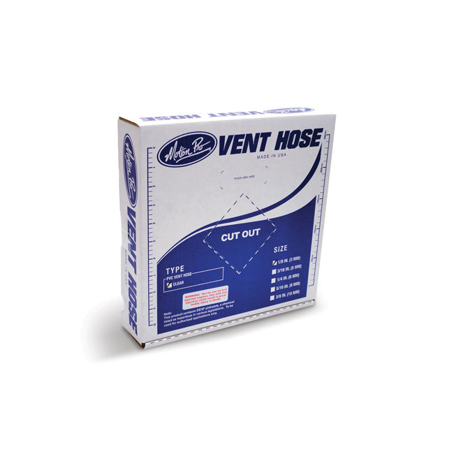 Motion Pro, PVC fuel hose. Clear. 1/8" Fuel Line Motion Pro