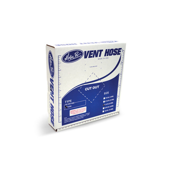 Motion Pro, PVC fuel hose. Clear. 1/4" Fuel Line Motion Pro