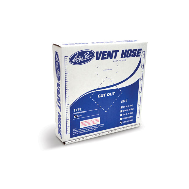 Motion Pro, PVC fuel hose. Clear. 1/8" Fuel Line Motion Pro