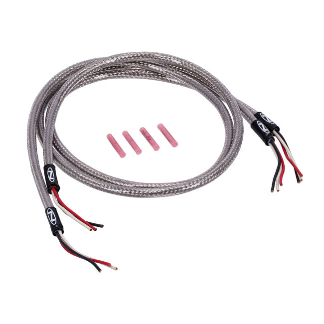 NAMZ, custom turn signal wiring harness. Braided, 36" WIRING HARNESS Namz