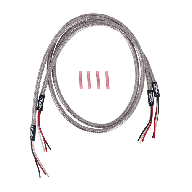 NAMZ, custom turn signal wiring harness. Braided, 36" WIRING HARNESS Namz