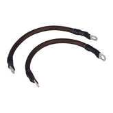 NAMZ, battery cable set. Black. 9 inch (22.5cm) BATTERY CABLES Namz