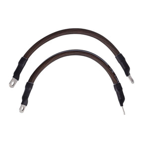 NAMZ, battery cable set. Black. 9 inch (22.5cm) BATTERY CABLES Namz