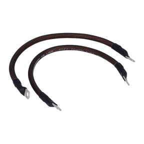 NAMZ, battery cable set. Black. 13 inch (33cm) BATTERY CABLES Namz