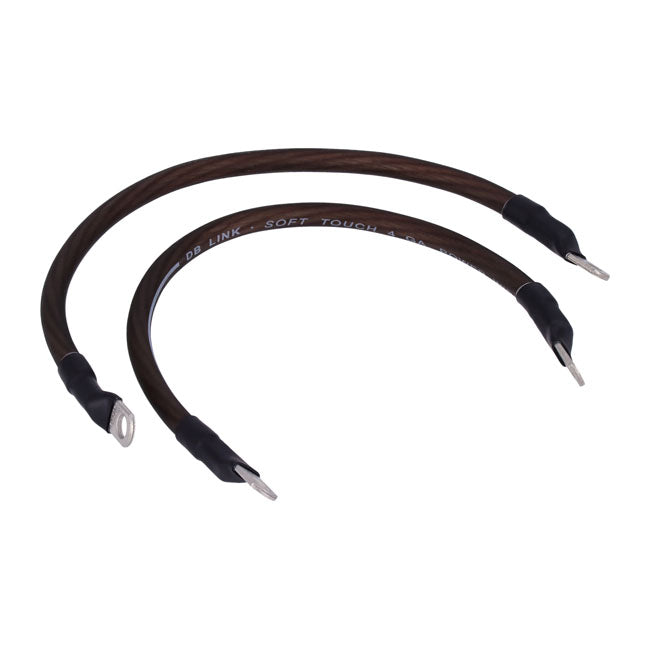 NAMZ, battery cable set. Black. 13 inch (33cm) BATTERY CABLES Namz