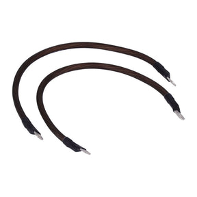 NAMZ, battery cable set. Black. 17 inch (43cm) BATTERY CABLES Namz