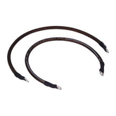 NAMZ, battery cable set. Black. 19 inch (48cm) BATTERY CABLES Namz