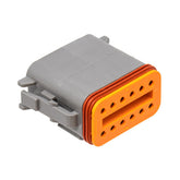 NAMZ, Deutsch DT connectors. Gray, plug housing, 12-pins DEUTSCH PLUGS Namz