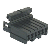 NAMZ, AMP Multilock connector. Black, plug, 6-pins MULTILOCK PLUGS Namz