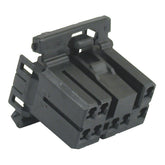 NAMZ, AMP Multilock connector. Black, plug, 8-pins MULTILOCK PLUGS Namz