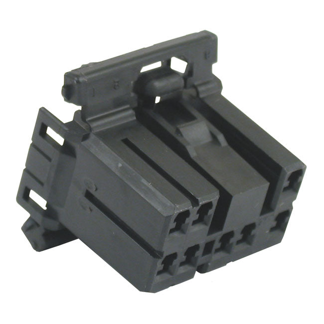 NAMZ, AMP Multilock connector. Black, plug, 8-pins MULTILOCK PLUGS Namz