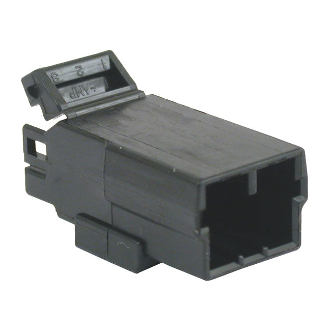 NAMZ, AMP Multilock connector. Black, receptacle, 3-pins WIRING MISC Namz
