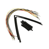 Namz Handlebar Wire Extension Harness Kit +15" (380 Mm) 14 Wire Wiring Extension Kits Namz