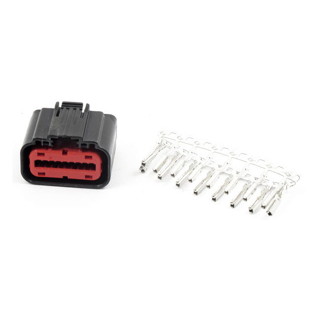 Namz Connector Female W/Term 18 Pos Black 72664 12 Wiring Connectors Namz