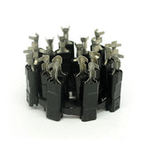 Namz Amp Female Terminal 0.25" Black 20 Pack Socket Housings Namz