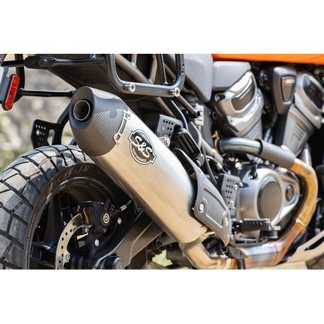 Exhaust System - 21+ Pan America Slip-On Exhaust S&S Cycle