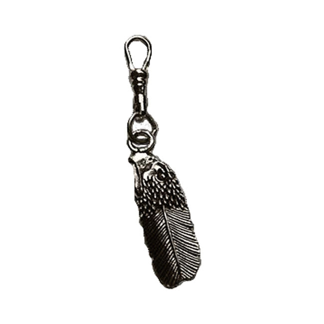 Eagle Head Feather Zipper Pull Mcs