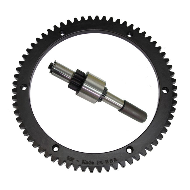 Starter Ring Gear & Jackshaft Kit, 66t Starter Ring Gears Evolution Industries
