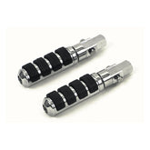 Passenger Comfort Peg Kit. 3/8 24. Chrome Footpegs Mcs
