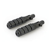 Passenger Comfort Peg Kit. 3/8 24. Black Footpegs Mcs