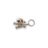 Triktopz Skull N Bones key chain chrome KEYCHAINS Trik Topz