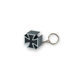 Triktopz Cross pin key chain black KEYCHAINS Trik Topz