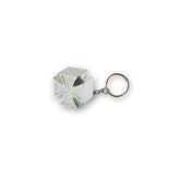 Triktopz Cross Pin key chain chrome KEYCHAINS Trik Topz