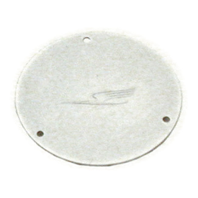 Paughco, derby cover. Chrome. Bird embossed Derby Cover Paughco