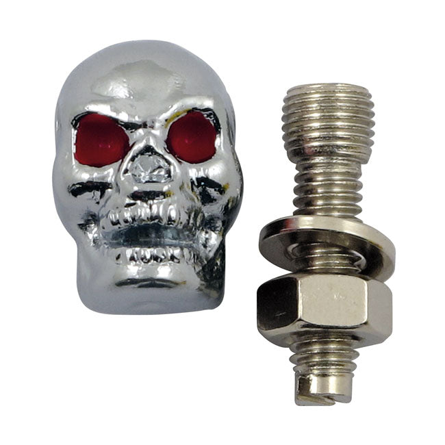 Trik Topz license plate mounts Skull chrome LICENSE PLATE MOUNT SETS Trik Topz