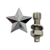 Trik Topz license plate mounts Star silver LICENSE PLATE MOUNT SETS Trik Topz