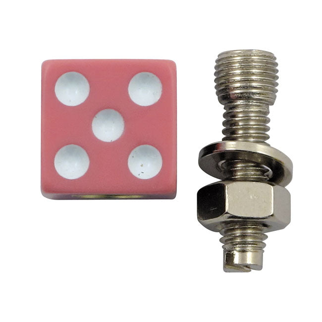 Trik Topz license plate mounts Dice pink LICENSE PLATE MOUNT SETS Trik Topz