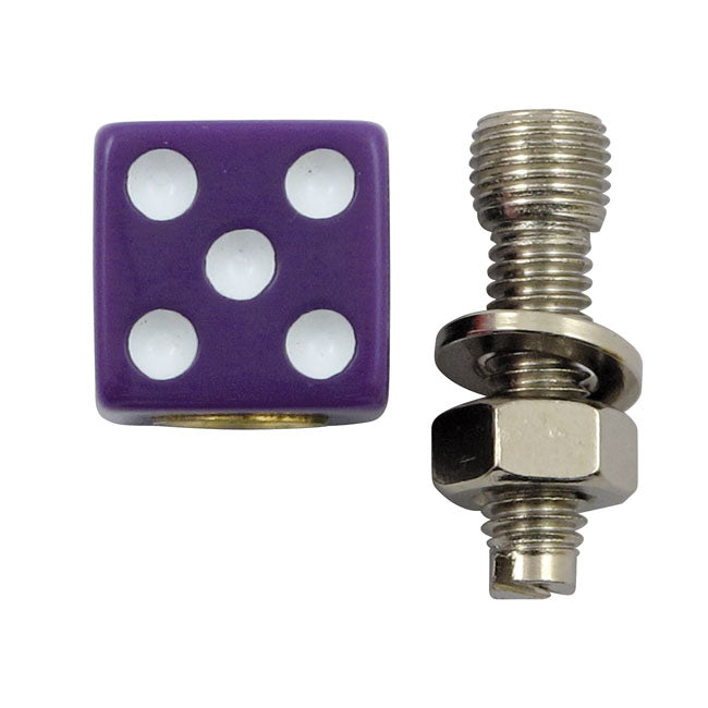 Trik Topz license plate mounts Dice purple LICENSE PLATE MOUNT SETS Trik Topz