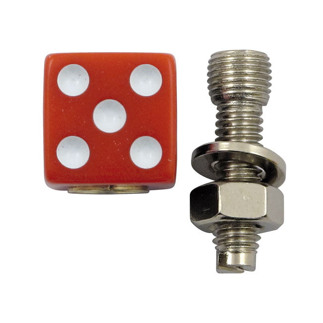 Trik Topz license plate mounts Dice red LICENSE PLATE MOUNT SETS Trik Topz
