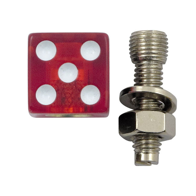 Trik Topz license plate mounts Dice clear red LICENSE PLATE MOUNT SETS Trik Topz