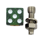 Trik Topz license plate mounts Dice green glitter LICENSE PLATE MOUNT SETS Trik Topz