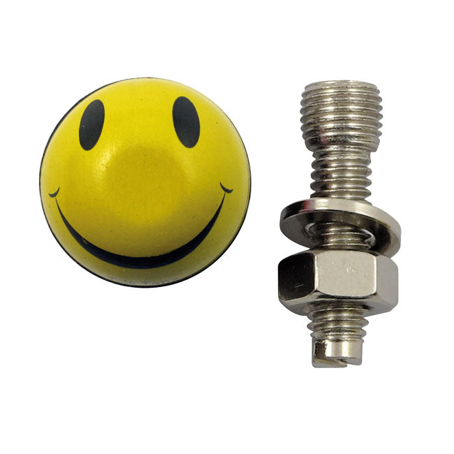 Trik Topz license plate mounts Smiley yellow LICENSE PLATE MOUNT SETS Trik Topz