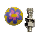 Trik Topz license plate mounts Flower purple LICENSE PLATE MOUNT SETS Trik Topz
