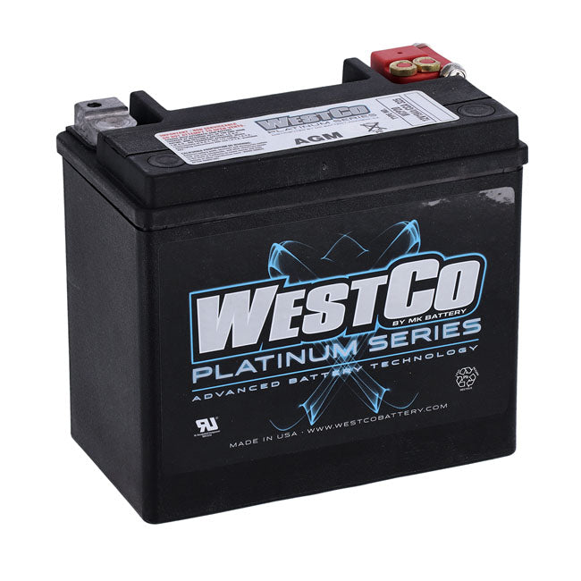 Westco, Sealed Agm Battery. 12 V, 19 Ah. 325 Cca Batteries West Co