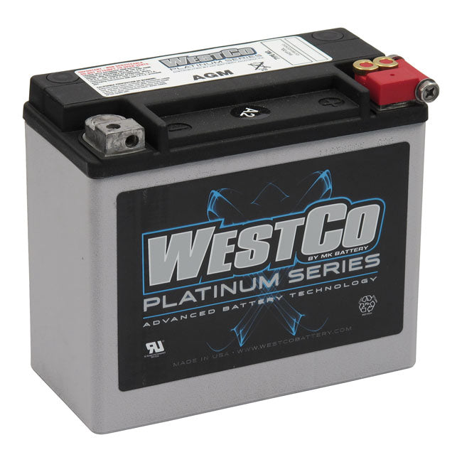 Westco, Sealed Agm Battery. 12 V, 18 Ah, 310 Cca Batteries West Co