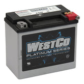 Westco, Sealed Agm Battery. 12 Volt, 19 A, 325 Cca Batteries West Co