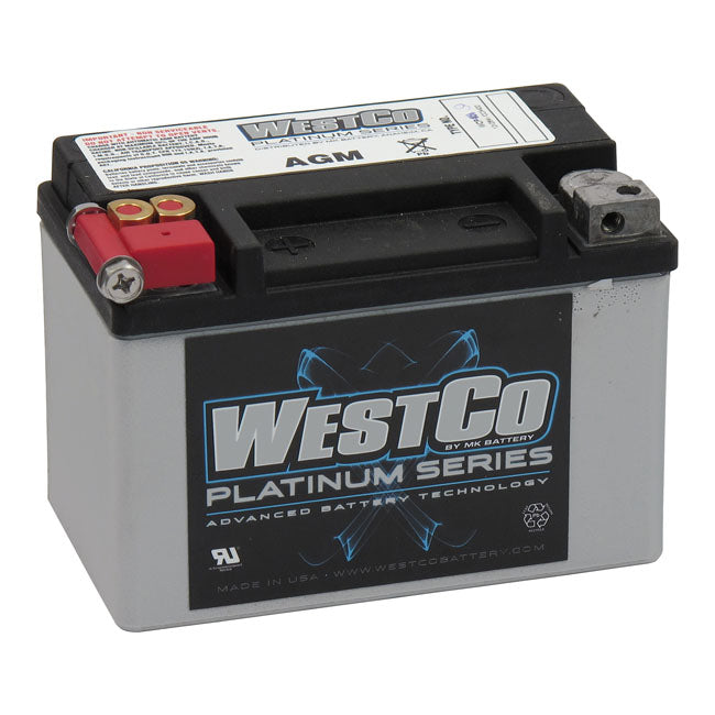 Westco, Sealed Agm Battery. 12 Volt, 8 Amp, Cca120 Batteries West Co