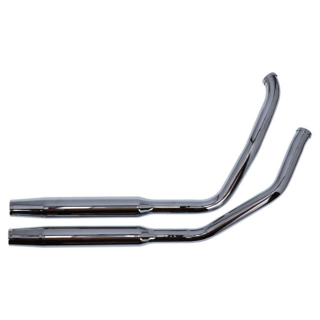 Paughco, Tapered exhaust (38"). Chrome Full Exhaust System Paughco
