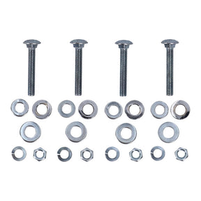 Paughco, Tapered exhaust (38"). Chrome Full Exhaust System Paughco